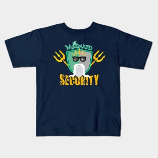 Mermaid Security Funny Lifeguard Kids T-Shirt